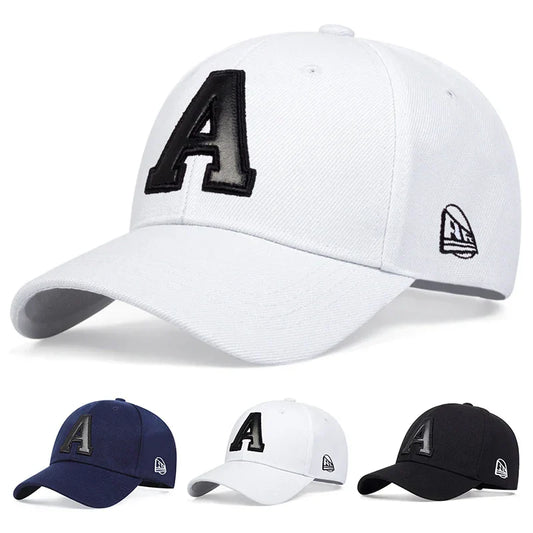 Unisex Letter Leather Label Embroidery Baseball Caps