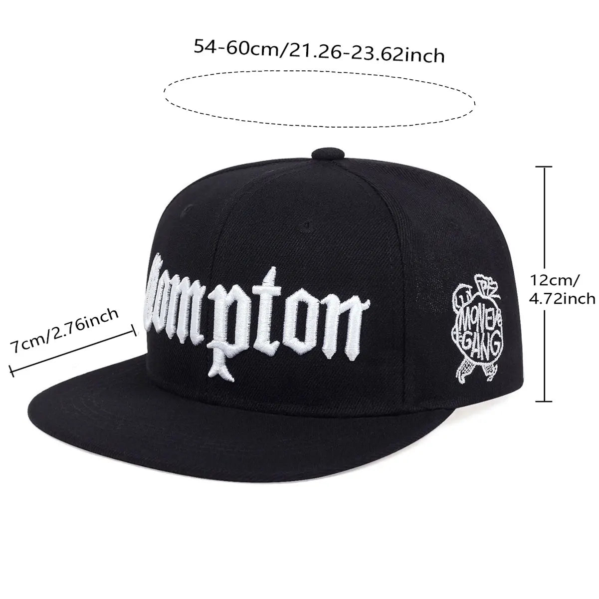 New Compton Cap Street Dance Snapback Hat Hip Hop Headwear For Men Women