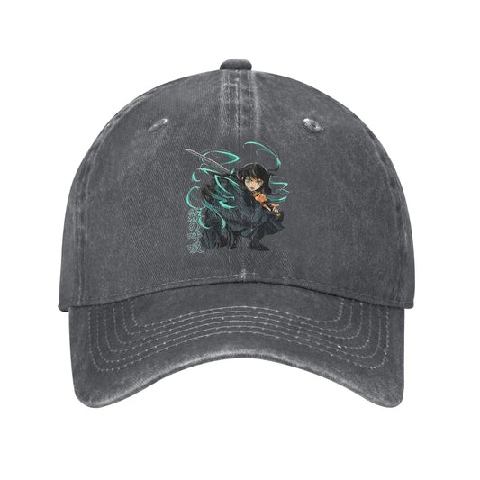 Mist Breathing Baseball Caps Peaked Cap Demon Slayer
