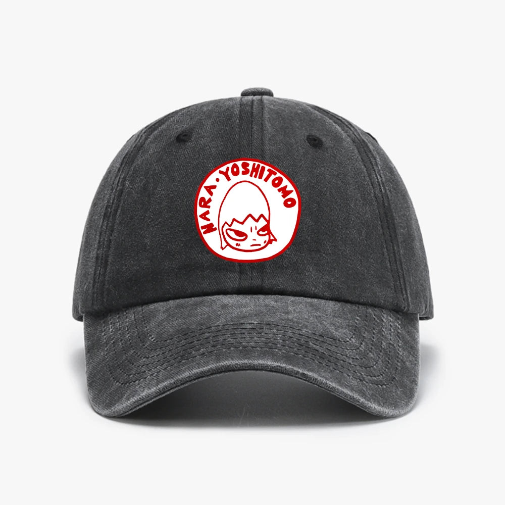 Nara Yoshitomo Print Baseball Cap