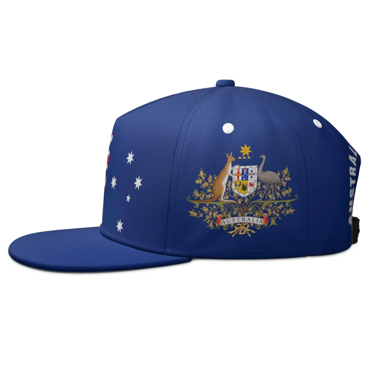 Australia Free Custom Name Number Logo Print Photo White Blue Black Red Aus Flag Nation Country Hip-hop Hat Snapback Cap