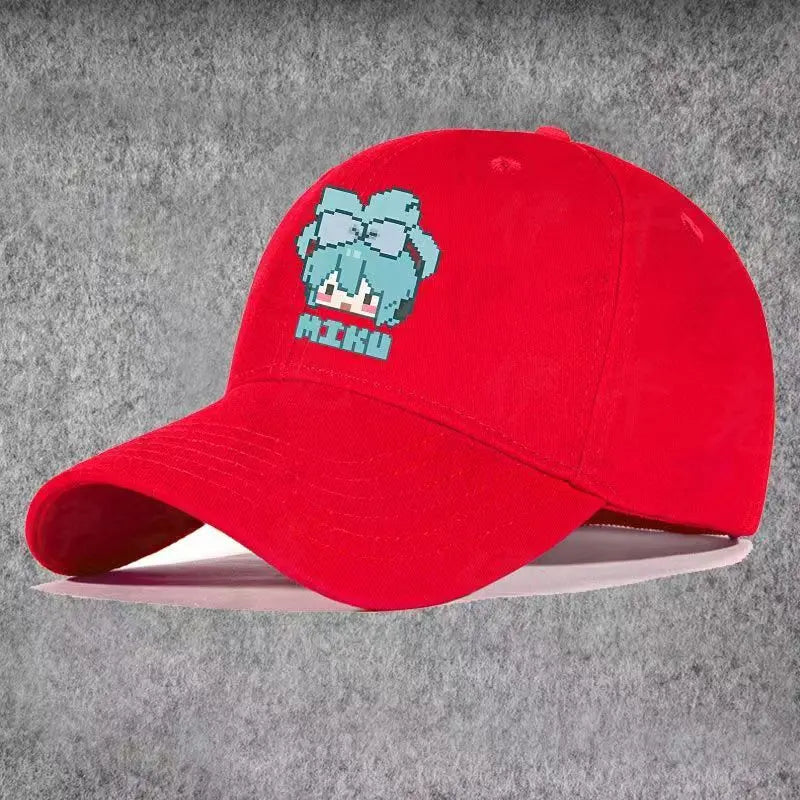 Wandai Hatsune Miku Animation Peripheral Printed Baseball Hat