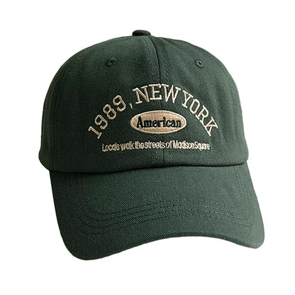 Embroidery 1989 New York Baseball Hats Washed Cotton Cap For Men Women
