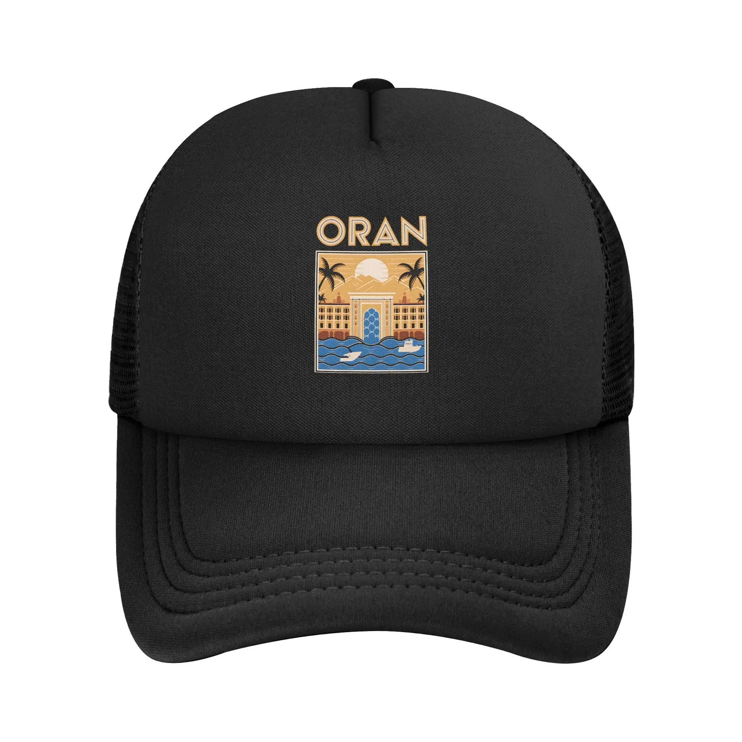 Urban Cityscape Landmark Algeria Algerian Mesh Baseball Cap
