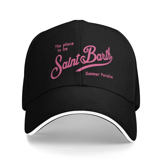 S-Saint Barth Casual Baseball Cap Fashion Outdoor Gym Trucker Hat Baseball Caps