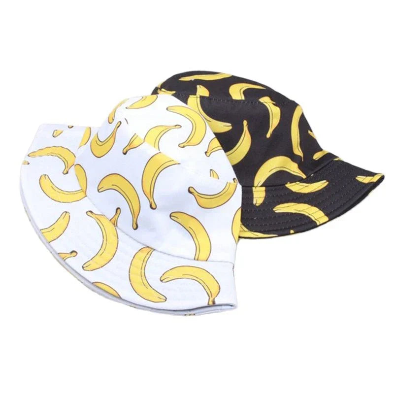 Summer Spring Thin Shade Banana Print Cotton