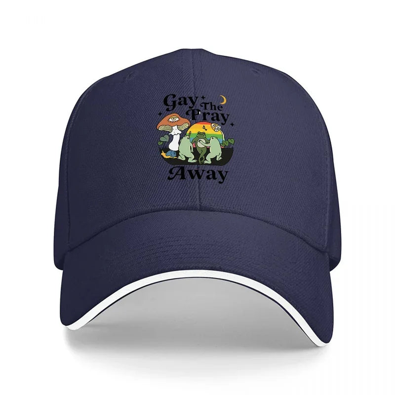 Turtle Adventure Party Baseball Cap With Moon And Mushrooms