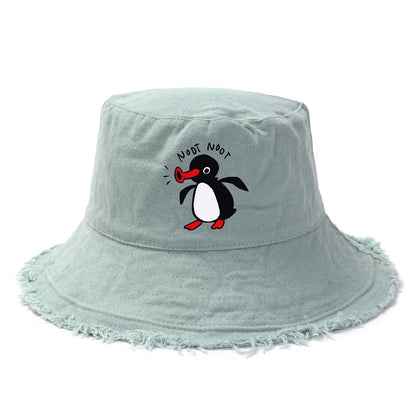 Summer Penguin Bucket Hat Reversible Bob