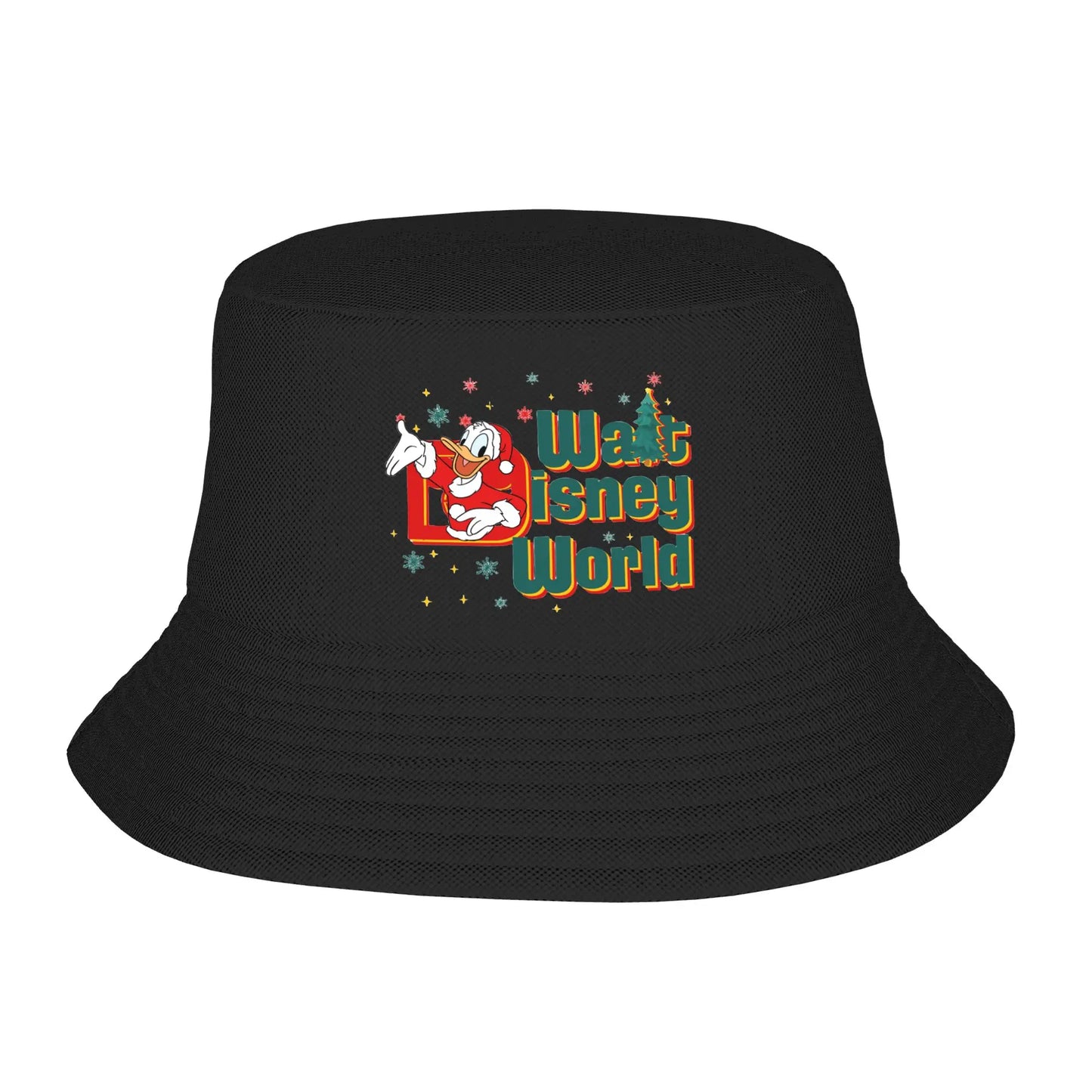 Unisex Bucket Hats Cartoon Donald Duck Vintage Beach Hatwear