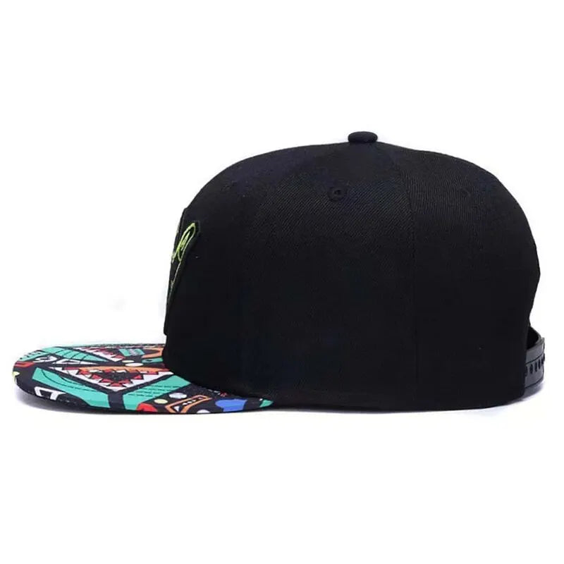 Unisex Green Fingers 6 Embroidery Hip-hop Hats Adjustable Baseball Caps Snapback Hat