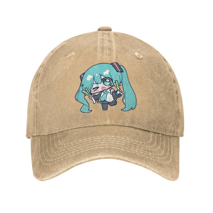 Casual Hatsunes Mikus Vocaloid Baseball Caps