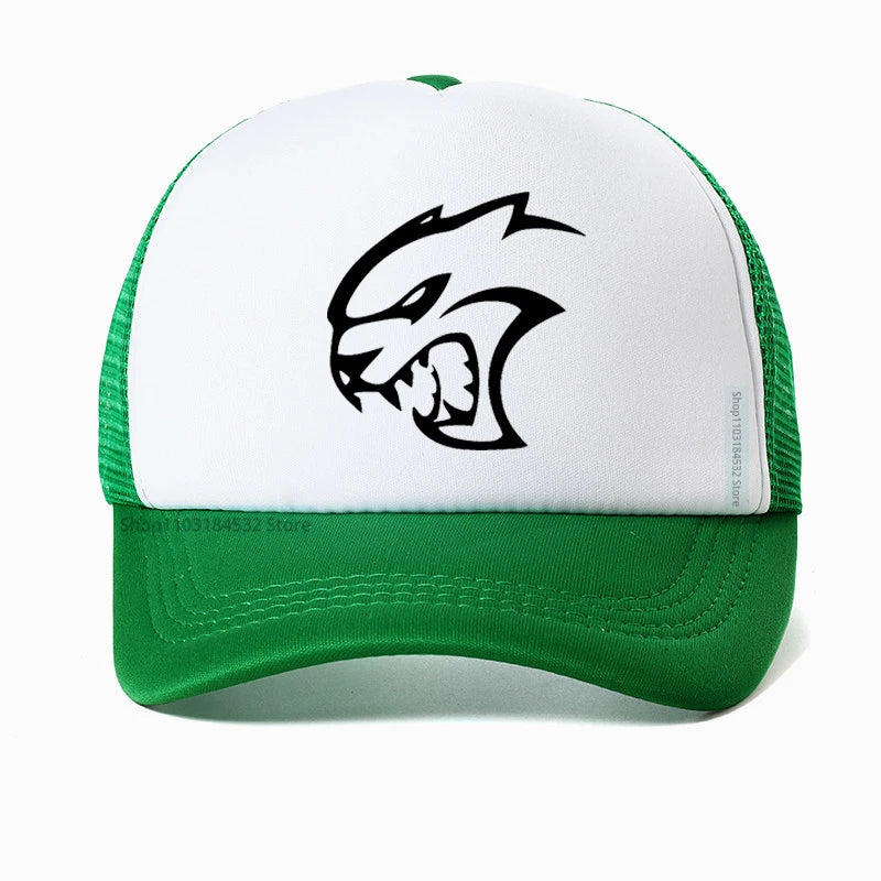 Hellcat Head Mesh Baseball Cap