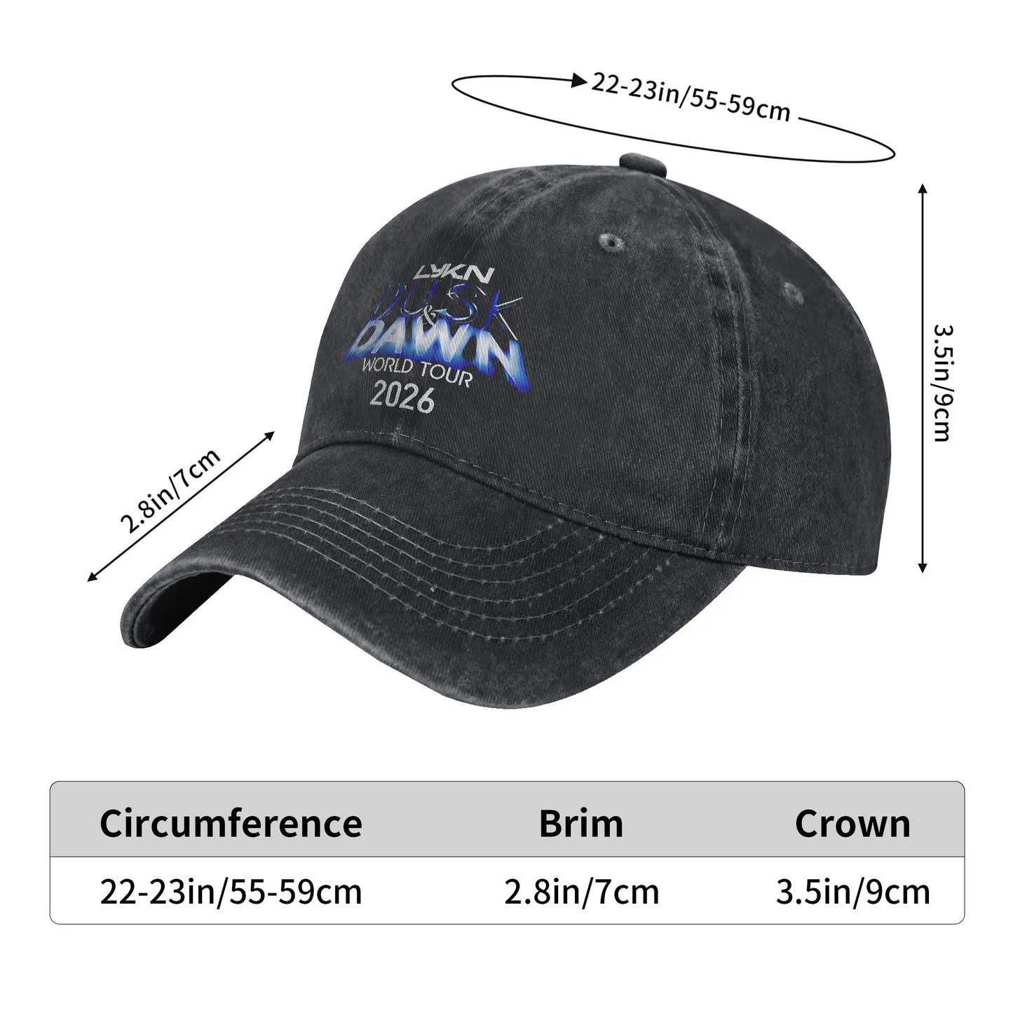 Washed Baseball Cap LYKN Who Says ThamePo Series Spring Baseball Caps