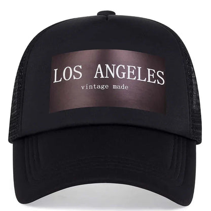 Unisex Los Angeles Print Baseball Net Caps
