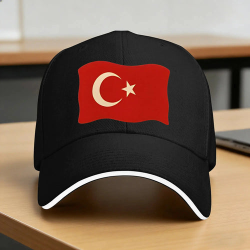 Turkey Flag Crescent Moon And Star Pride Baseball Cap