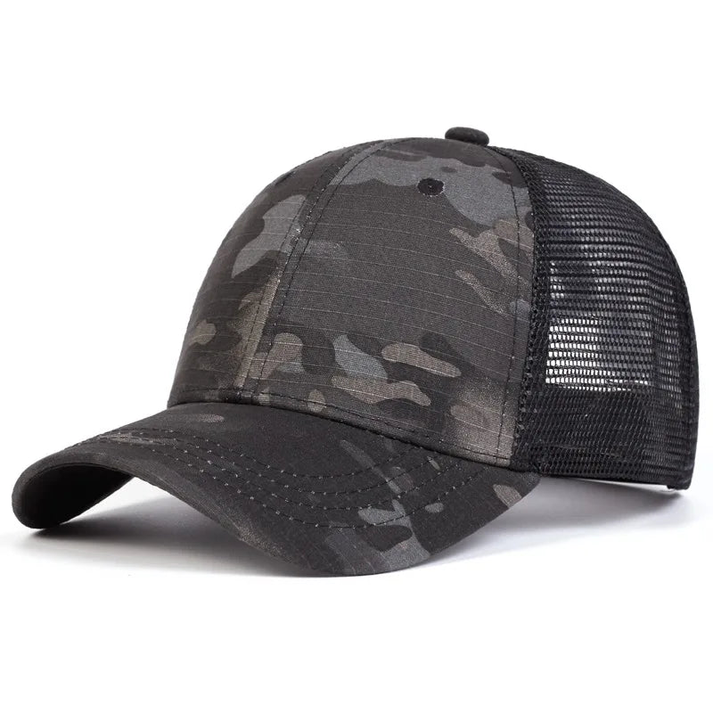 Unisex Camouflage Mesh Baseball Caps