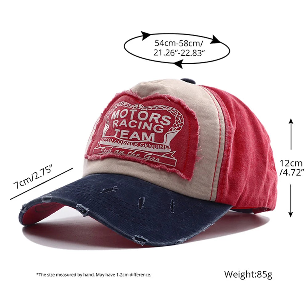 2025 New Casual Letter Print 5 Panel Baseball Cap