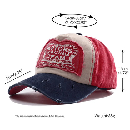 2025 New Casual Letter Print 5 Panel Baseball Cap