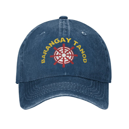 Barangay Tanod Wreath Baseball Caps Vintage Distressed Washed Filipino Pinoy Police Men Women