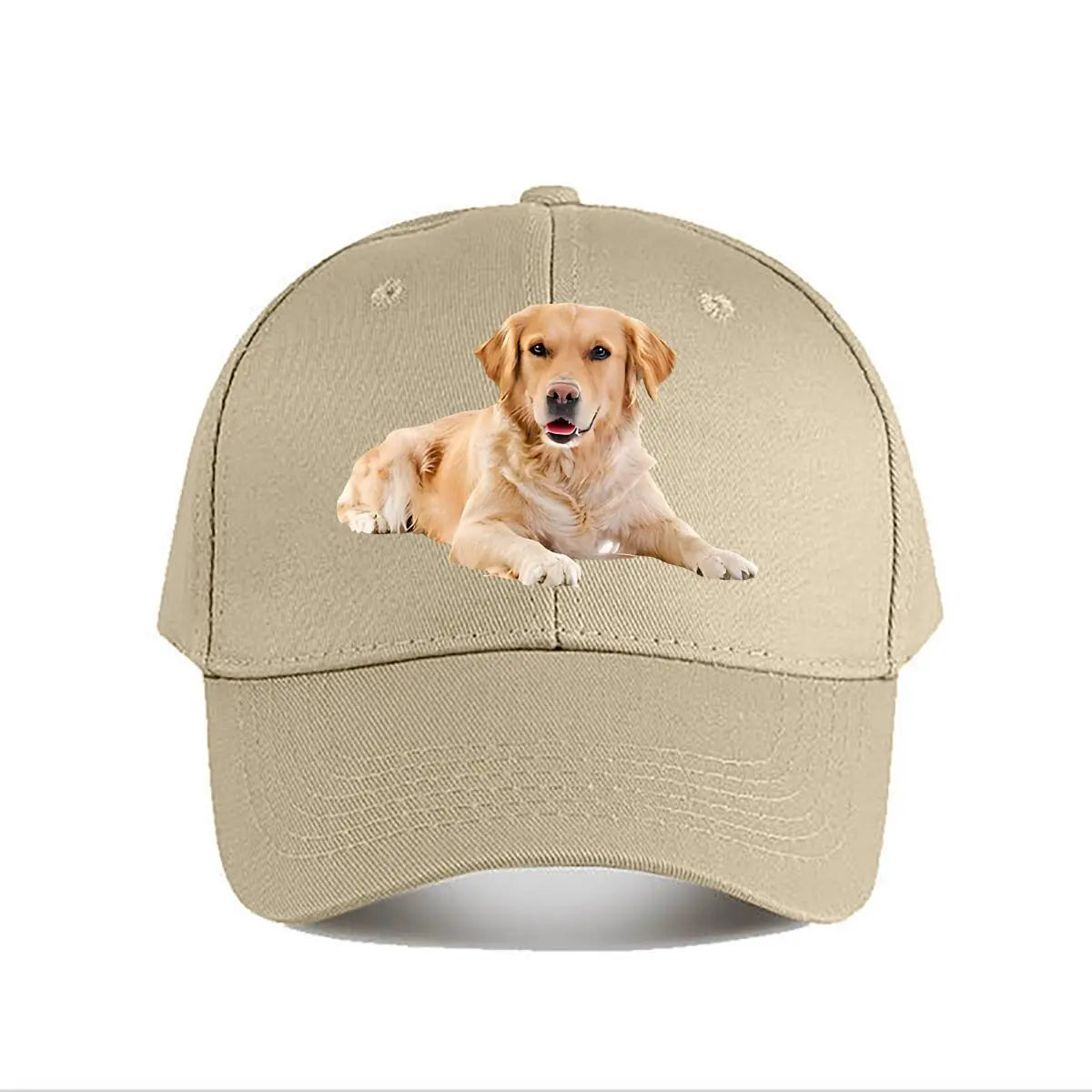 Golden Retriever Print Baseball Cap