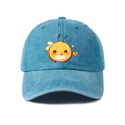 Orange Bird Vintage Washed Baseball Cap