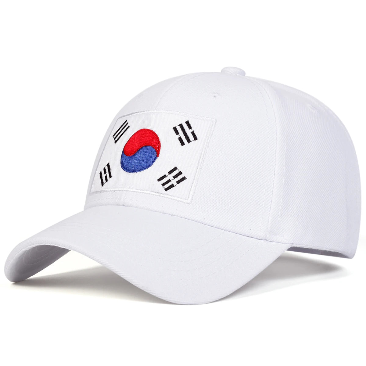 Unisex Korean Flag Embroidery Baseball Caps Spring Autumn Outdoor