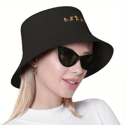 The Gaangs All Here Stylized Watercolor Portrait Bucket Hat