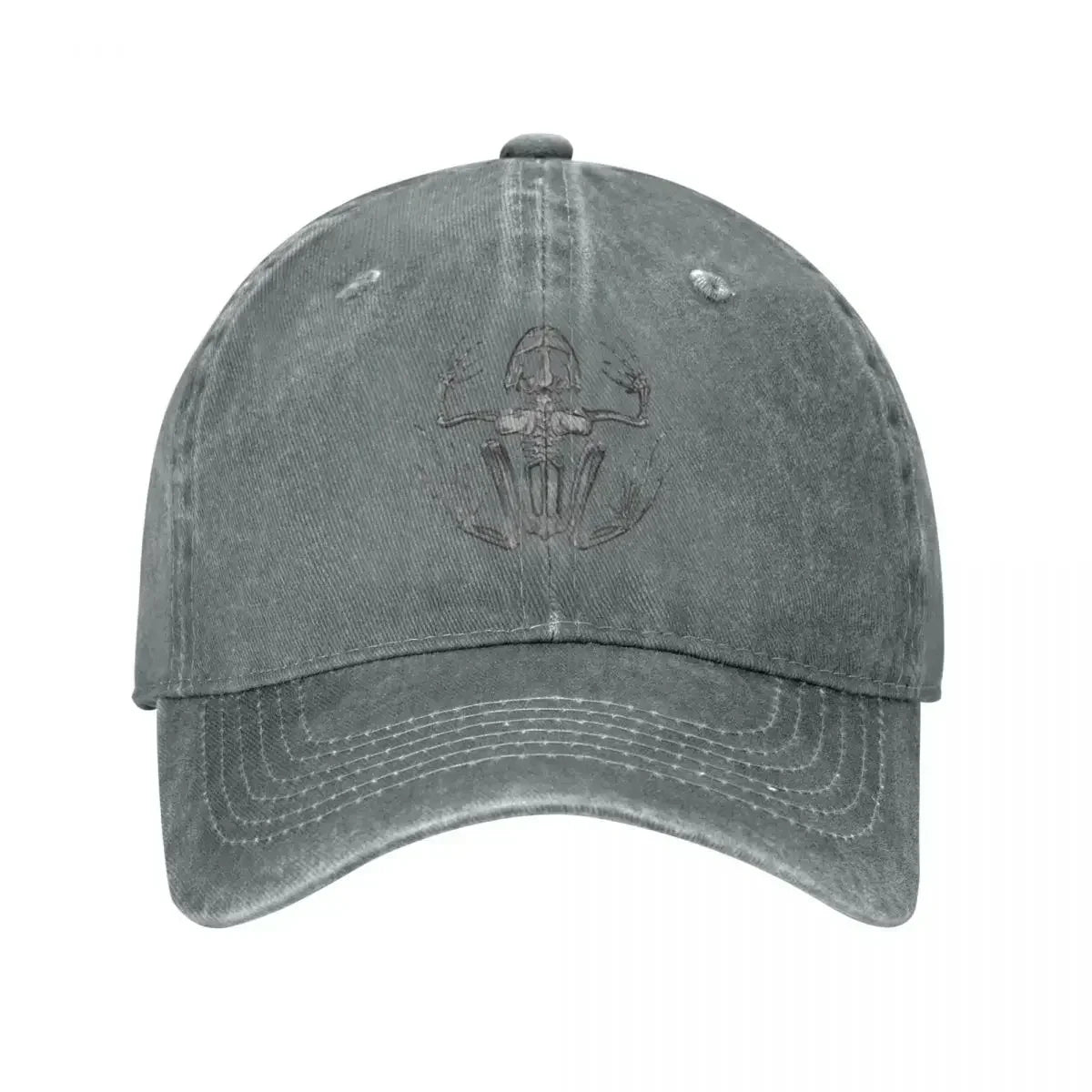 Frog Skeleton Baseball Caps