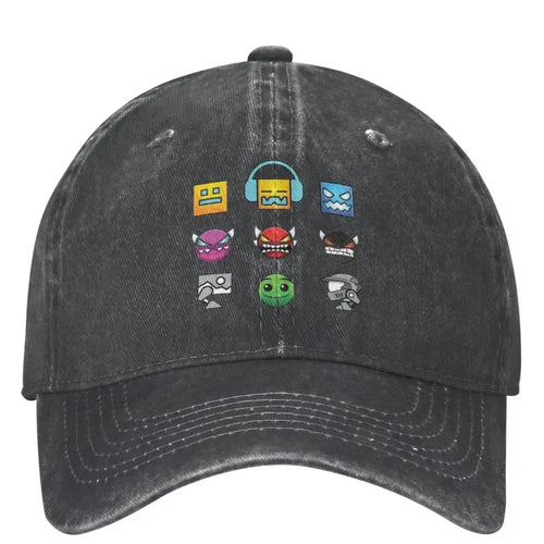New Geometry Dash Casual Baseball Cap