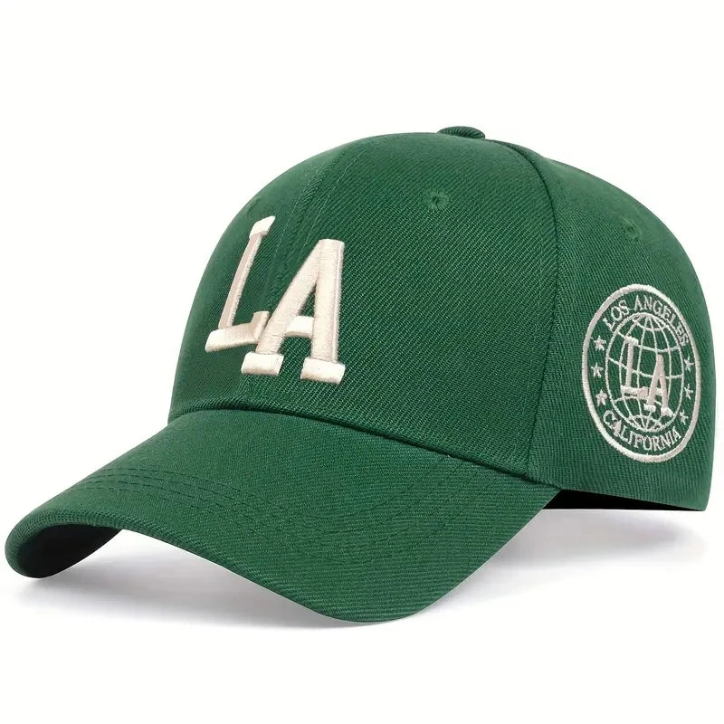Unisex LA Letter Embroidery Baseball Caps