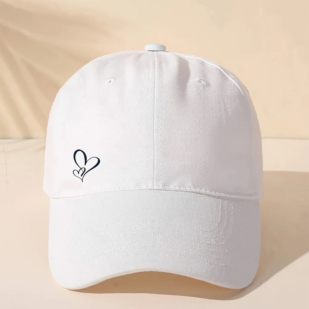 Piece of Love-Themed Printed Baseball Cap