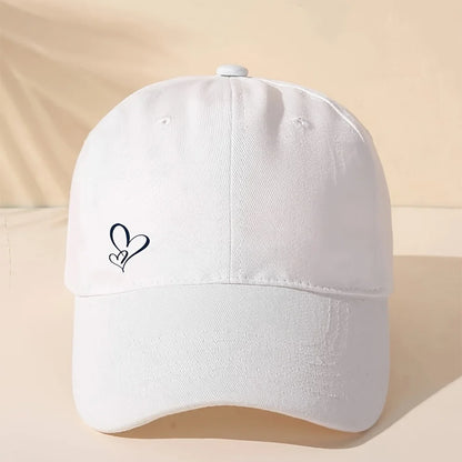 Piece of Love-Themed Printed Baseball Cap