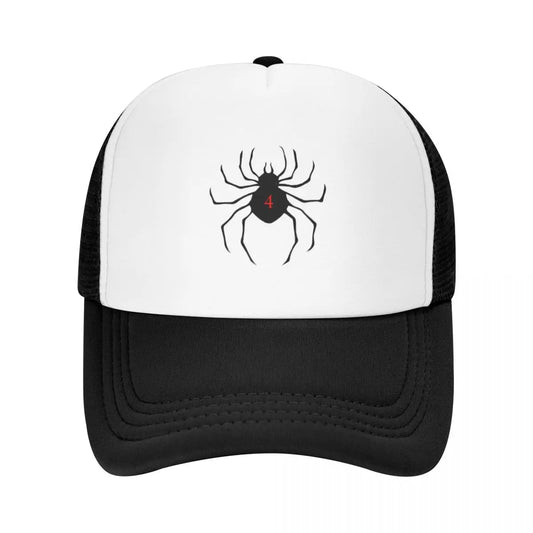 Spider Number 4 Baseball Cap Fashion Beach Black Horse Hat