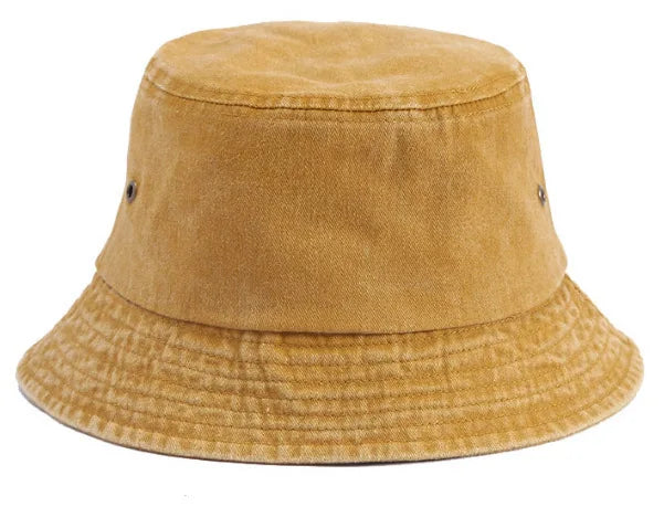 Denim Fisherman Hat Versatile Sunshade Basin Hat Plain Face Small