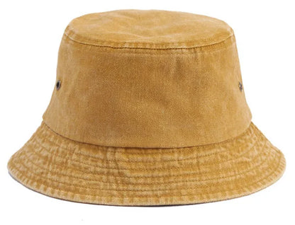 Denim Fisherman Hat Versatile Sunshade Basin Hat Plain Face Small