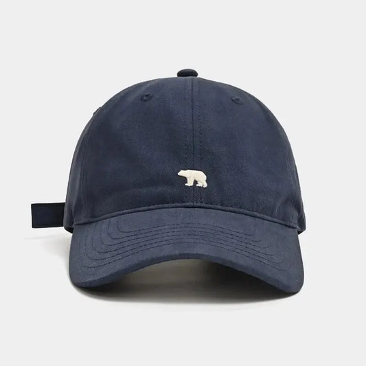 Cartoon Polar Bear Embroidery Baseball Cap