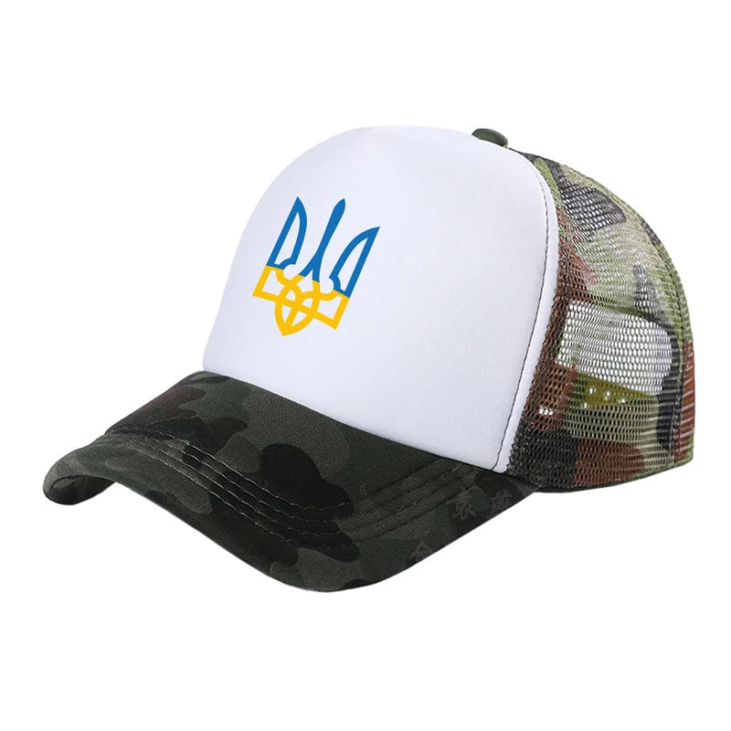 Ukraine Hat Baseball Cap Cool Summer Unisex Mesh Net Caps
