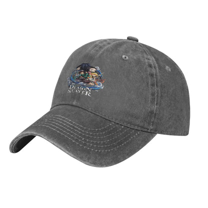 Pure Color Dad Hats Squad Haunting Baseball Caps Demon Slayer