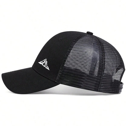 Unisex Mountain Range Embroidery Baseball Caps