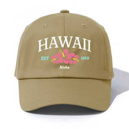 HAWAII Print  Baseball Cap for Adults