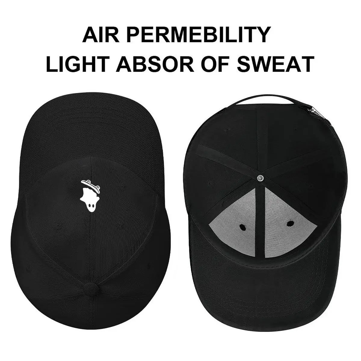 Ghost Skateboard Vintage Baseball Cap Baseball Cap