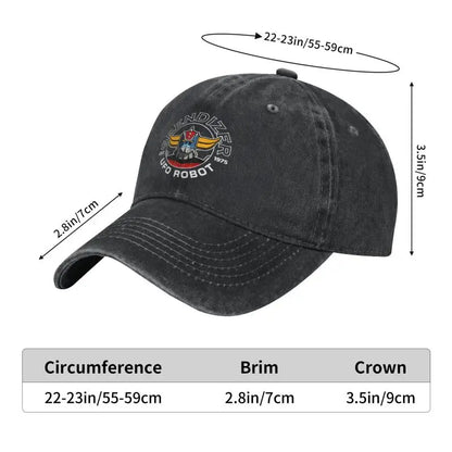 Custom Fashion Unisex Cotton 515 Ufo Logo Grendizer Baseball Cap