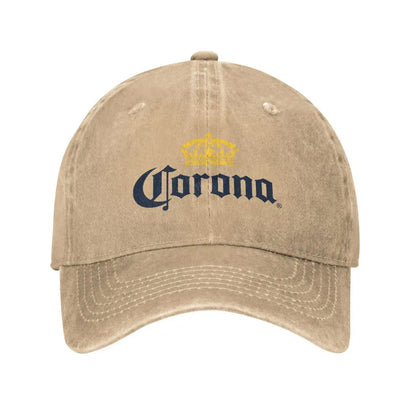 Corona Baseball Cap Classic Beer-print Cowboy Hat Unisex Teens Trucker Dad Hat