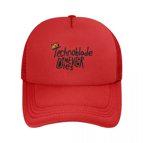 Technoblade Never Dies Mesh Baseball Caps
