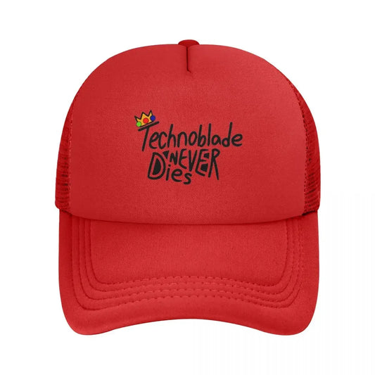Technoblade Never Dies Mesh Baseball Caps