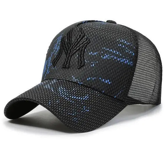 New Summer Hat Men's Letter Embroidery Versatile Couple Sunscreen Sunshade Baseball Cap