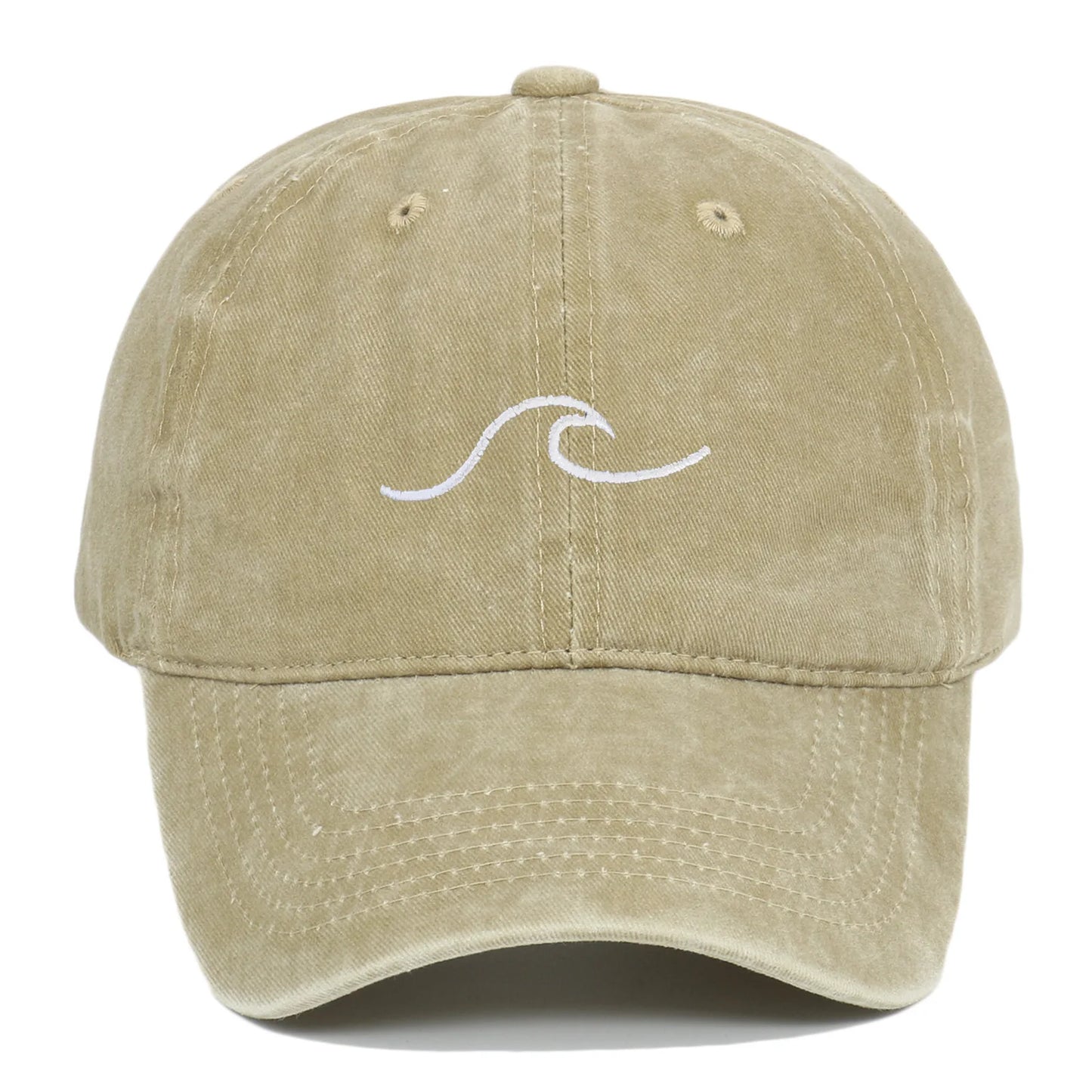 New Fashion Embroidered Ripple Wave Baseball Cap