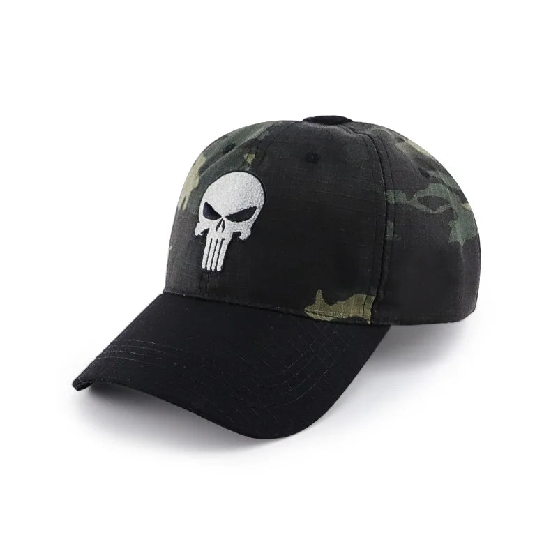 Skull Tactical Military Airsoft Cap Baseball Caps