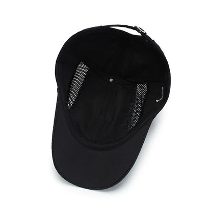 Quick-Dry Baseball Cap Moisture-Wicking Sun Hat