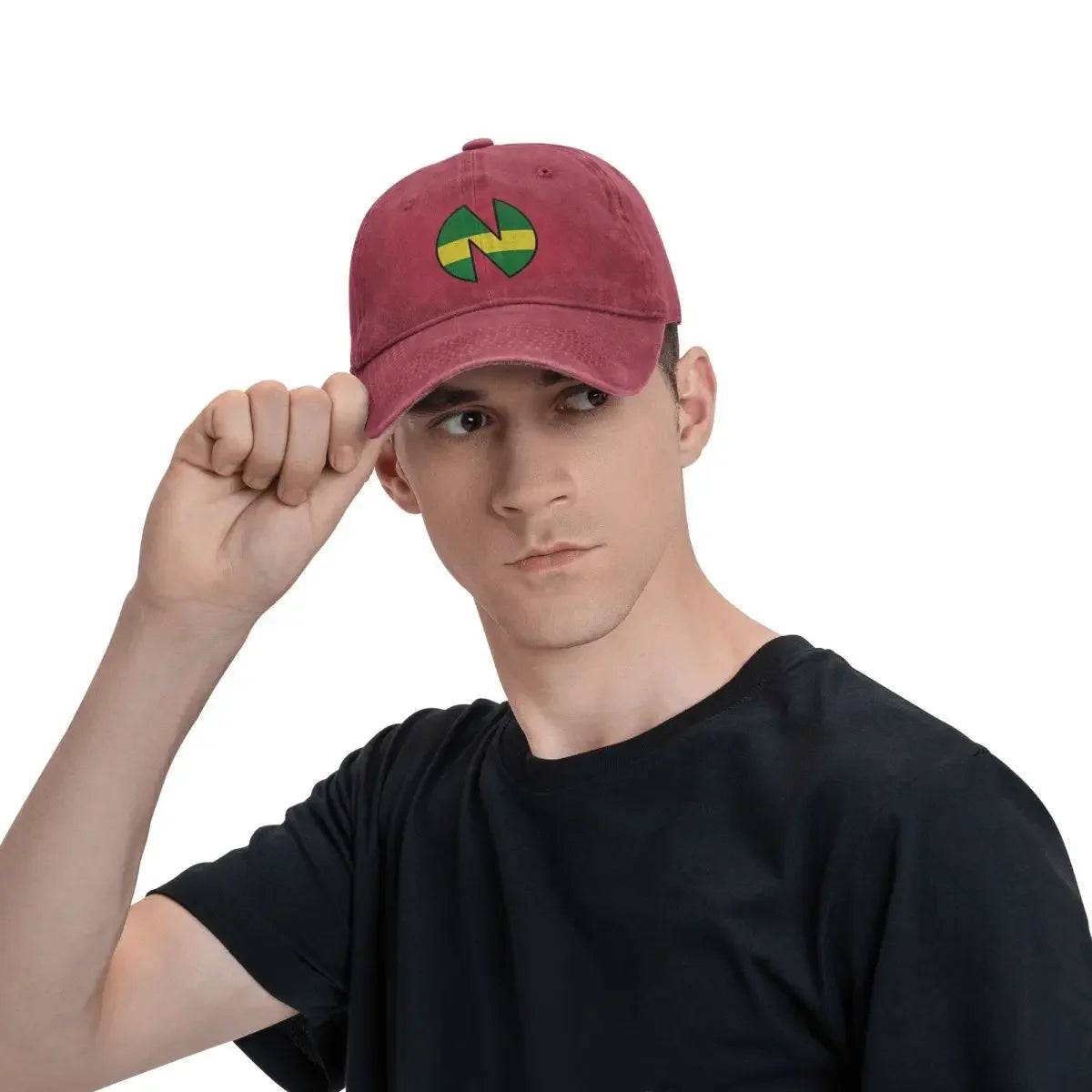 NewPi Captain Tsubasa Baseball Cap Retro Distressed Cotton Japan Football Manga 90s